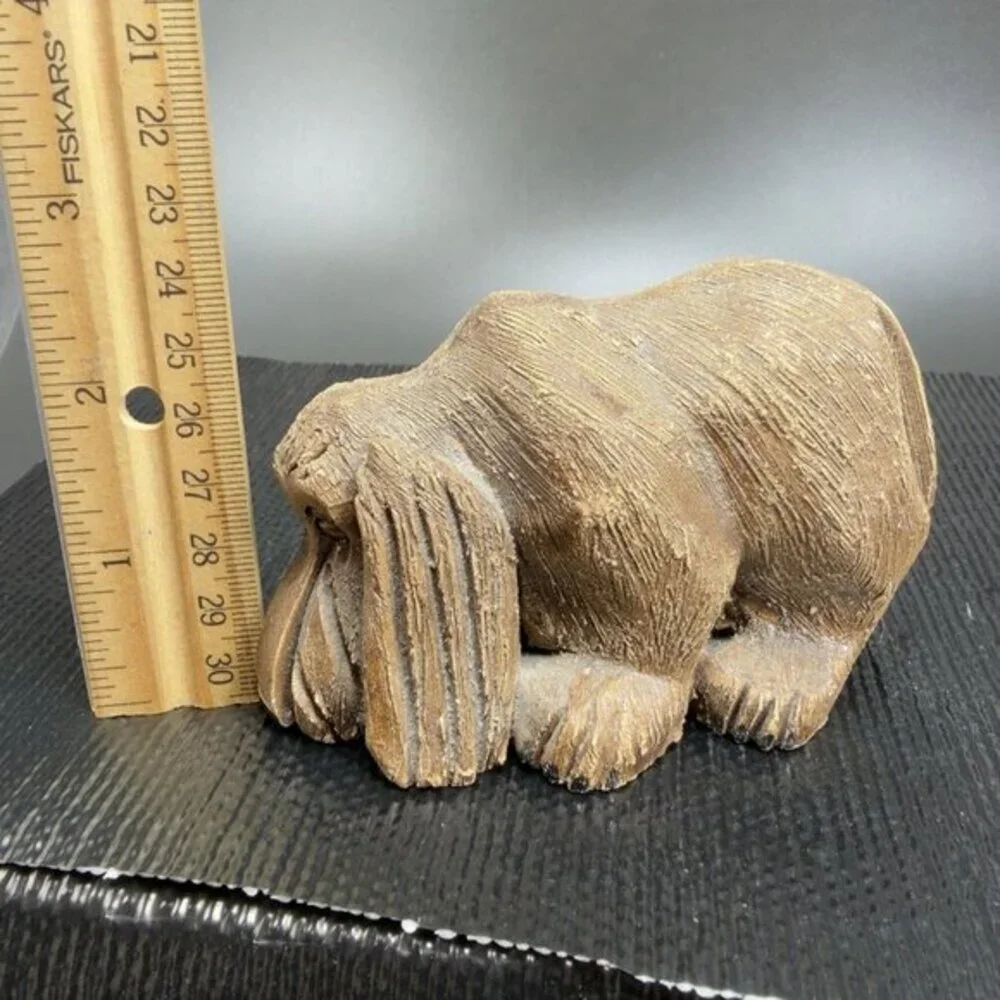 Vintage Artesania Rinconada Handmade In Uruguay Bloodhound Figurine‎ Retired VTG